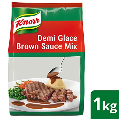 Knorr Campuran Sos Perang Demi Glace 1kg - Sos Perang Demi Glace Knorr mudah untuk digunakan dan memberikan keenakan sos demi-glace yang konsisten.