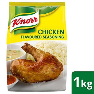 Knorr Serbuk Perencah Perasa Ayam 1kg - Dihasilkan untuk para tukang masak, Knorr Serbuk Perencah Perasa Ayam membekalkan anda perasa makanan yang sesuai untuk rasa umami bagi setiap hidangan tumis atau lain-lain hidangan dalam menu anda.
