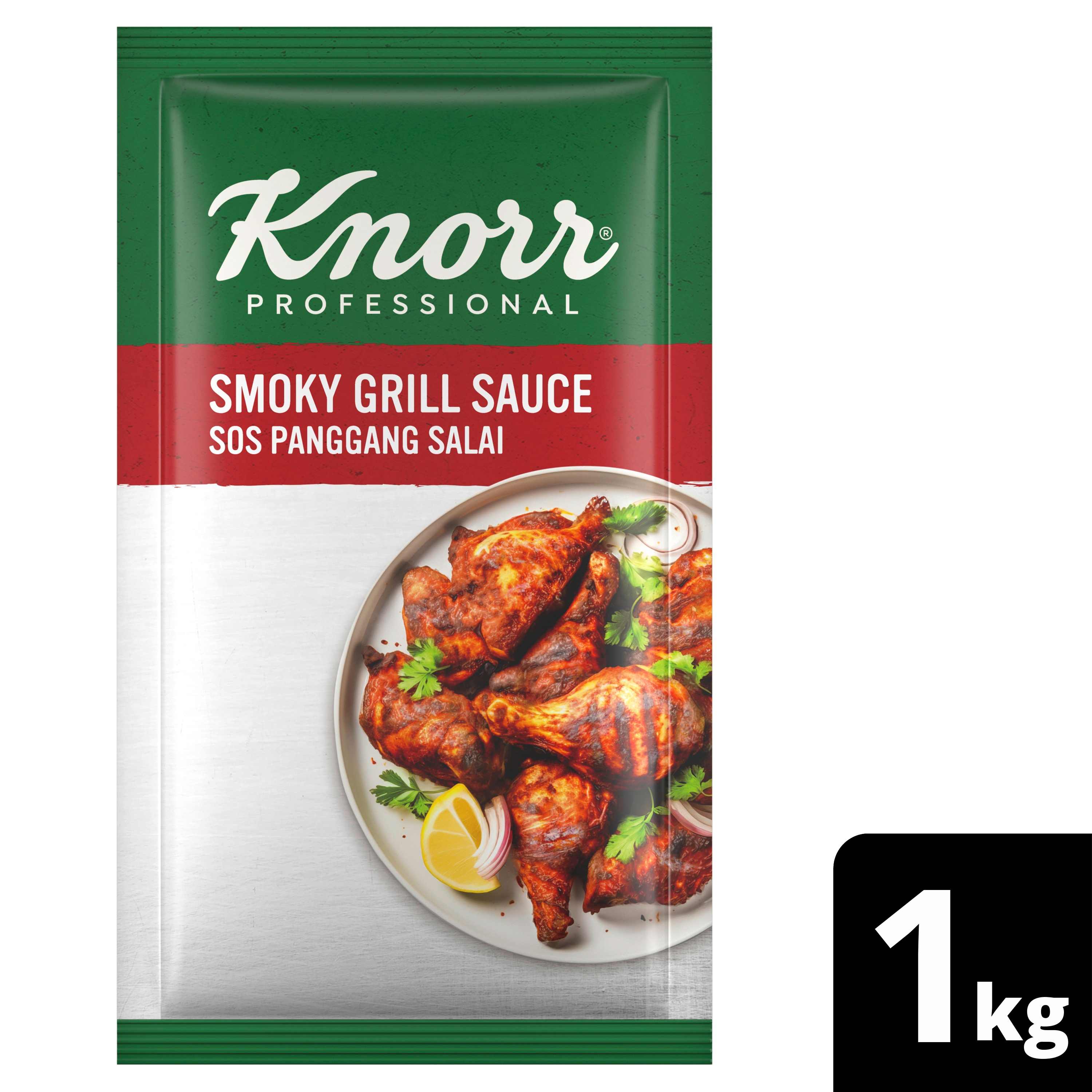 Knorr Professional Smoky Grill Sauce - Knorr Smoky Grill Sauce is a ready-to-use, versatile solution with a sweet, sour, and mildly spicy kick—perfect for marinating, grilling, basting or dipping,