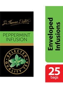 Sir Thomas Lipton Peppermint Envelope Teabags 1.5g -