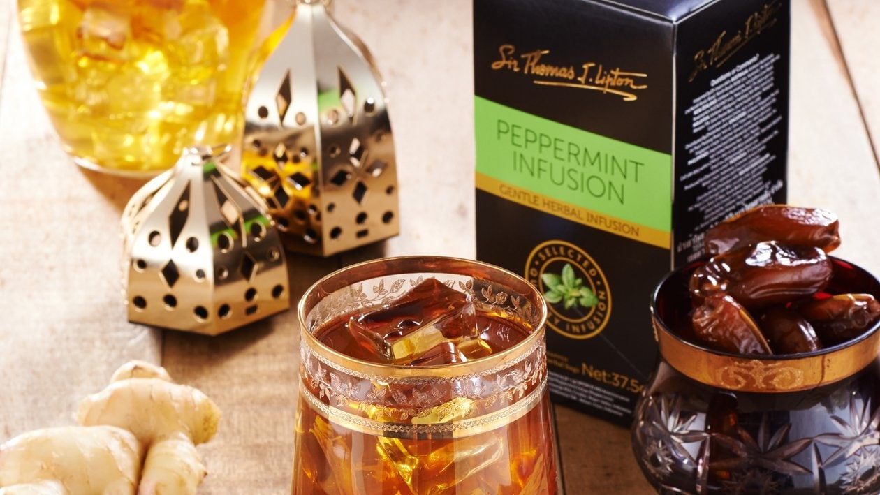 Iced Ginger Kurma Peppermint Tea – - Recipe