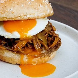 Burger Ayam Carik Bulgogi Burger Ayam Carik Bulgogi