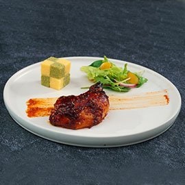 Gochujang Roast Chicken with Ricotta and Spinach Polenta Gochujang Roast Chicken with Ricotta and Spinach Polenta