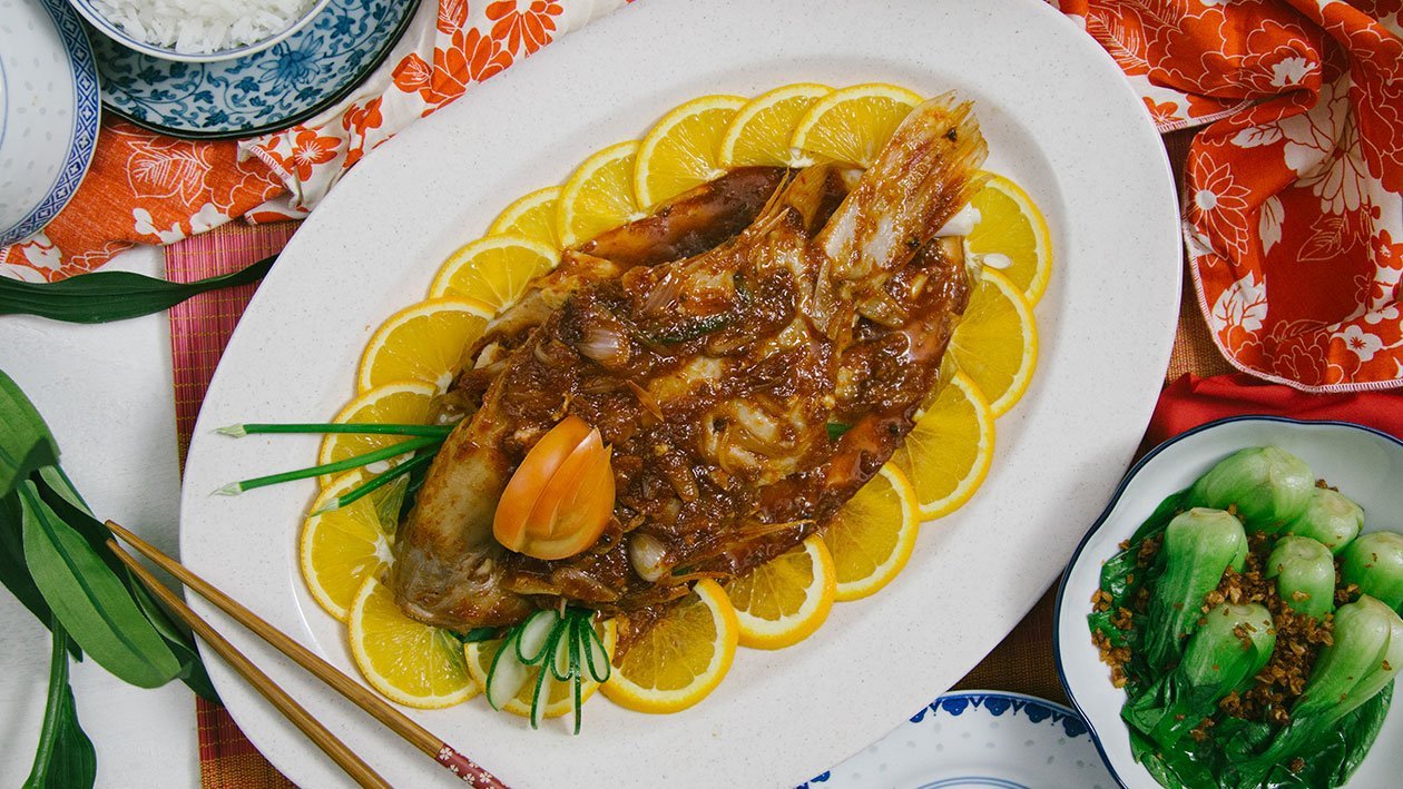 Oriental Steamed Fish: Jiang Zheng Talapia