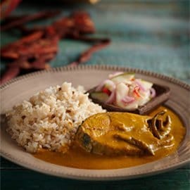 Nasi Dagang with Fish Curry Nasi Dagang with Fish Curry