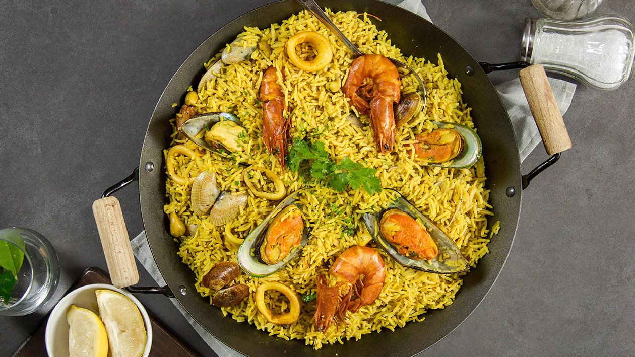 Nasi Pilaf Makanan Laut – - Resipi