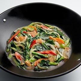 Stir Fry Kailan with Salted Fish (Kailan Ikan Masin) Stir Fry Kailan with Salted Fish (Kailan Ikan Masin)