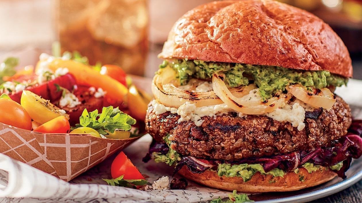 Zesty Black Bean Burger – - Resipi