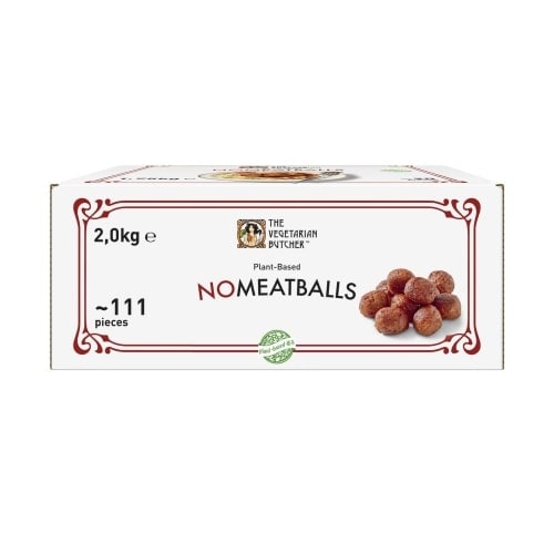NoMeatballs - Enjoy guilt-free juicy meat with The Vegetarian Butcher NoMeatballs - made with soy protein meat for real meatball texture and great as meatballs in BBQ sauce.