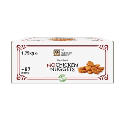 NoChicken Nuggets - As yummy as the real chicken nuggets, The Vegetarian Butcher’s NoChicken Nuggets lets your diners munch on plant-based nuggets guilt-free.