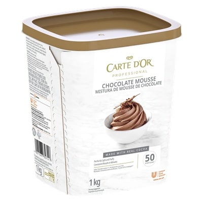 Carte D’Or Chocolate Mousse - Carte D’Or Chocolate Mousse is a product that is time-saving and easy to make that adds versatility to desserts creation.