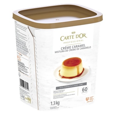 Carte D’Or Crème Caramel - Carte D’Or Crème Caramel is a quick and effortless dessert, perfect for serving in large volumes.