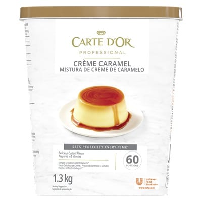 Carte D’Or Crème Caramel - Carte D’Or Crème Caramel is a quick and effortless dessert, perfect for serving in large volumes.