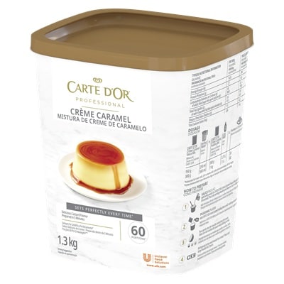 Carte D’Or Crème Caramel - Carte D’Or Crème Caramel is a quick and effortless dessert, perfect for serving in large volumes.