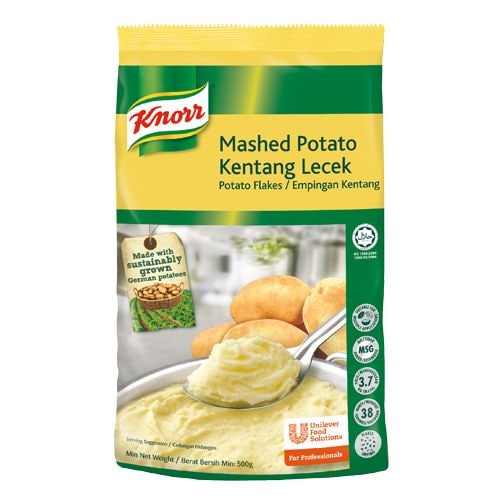 Knorr Potato Flakes 500g - Knorr Mashed Potato is an easy to use product that gives you consistently great tasting mashed potatoes every time.