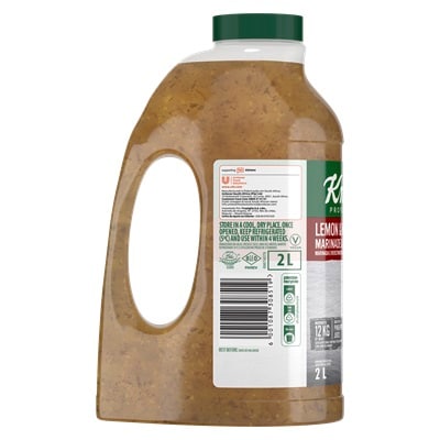Knorr Lemon & Herb Marinade - Knorr Professional Lemon & Herb Sauce is a ready-to-use solution that adds fresh and zesty flavour, perfect for marination and basting.