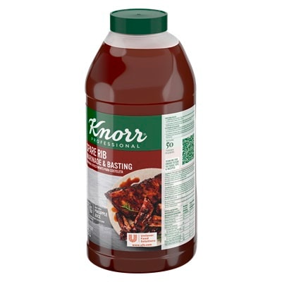 Knorr Spare Rib Marinade & Basting - Knorr Professional Spare Rib Sauce offers sweet, savoury & tangy flavours that is ready-to-use across all meat dishes, perfect for overnight marination & basting.