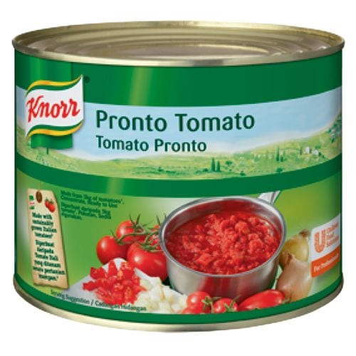 Knorr Sos Tomato Itali Pronto - Sos Tomato Itali Pronto Knorr sentiasa menjanjikan rasa yang hebat kerana ia diperbuat daripada tomato Itali yang sebenar.