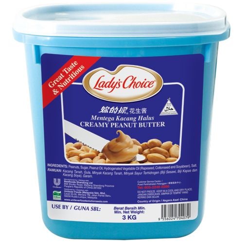 Mentega Kacang Lady's Choice 3kg - 