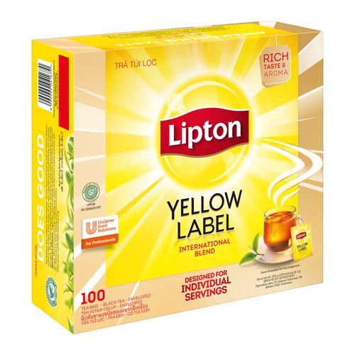Lipton A100 Uncang Teh Yellow Label 2g - Pelanggan pasti teruja dengan Teh Lipton Yellow Label, satu-satunya jenama teh yang diikhtiraf oleh Rainforest Alliance.