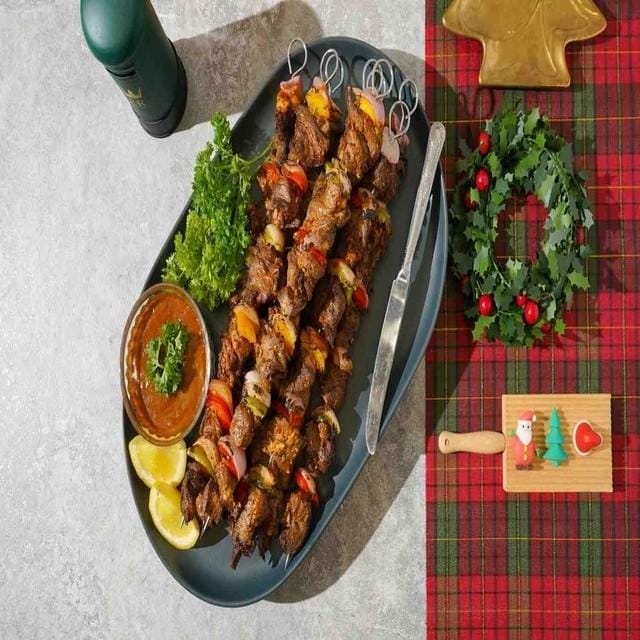 Mediterranean Beef Skewers with Spiced Glaze Mediterranean Beef Skewers with Spiced Glaze