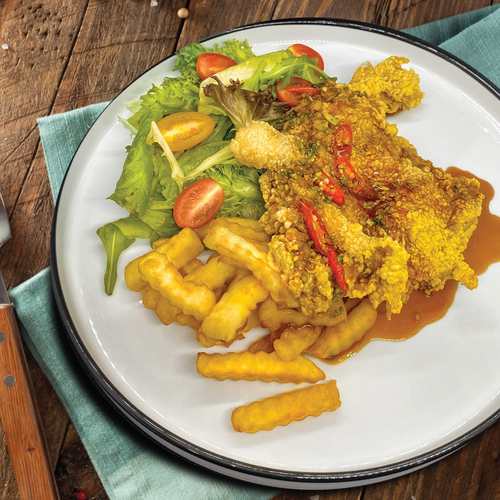 Asian-Style Honey Chicken Chop Asian-Style Honey Chicken Chop