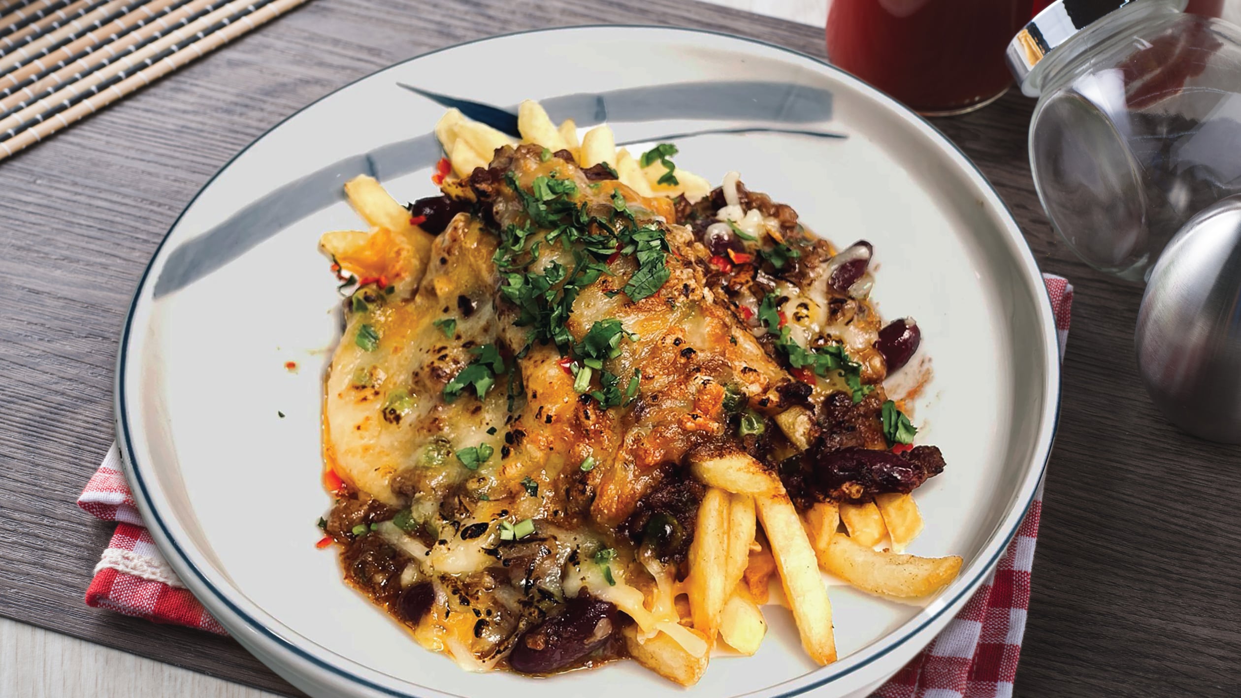 Loaded Fries with Chili Con Carne