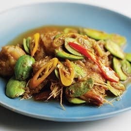 Thai Shrimp with a Salty Kick