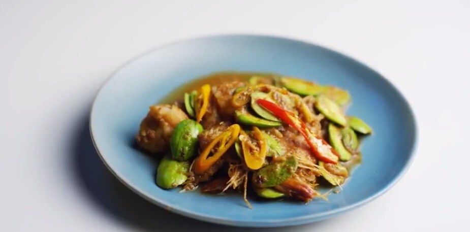 Stir-Fried Salted Shrimp 