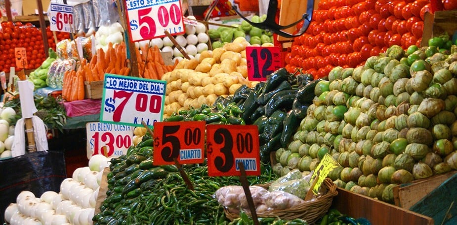 Pasar-pasar Bandar Mexico