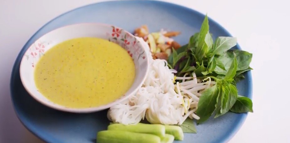 Kari Thai Selatan dengan Ikan Alu-alu