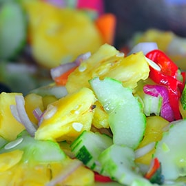 Salad Timun dan Nanas Salad Timun dan Nanas