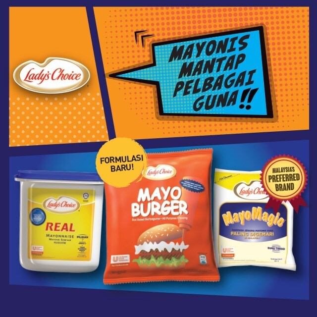 Lady’s Choice Mayonis kini dengan Formulasi yang Diperhebat